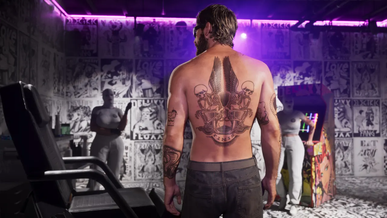 Electric Fang Tattoo — официальный скриншот GTA VI