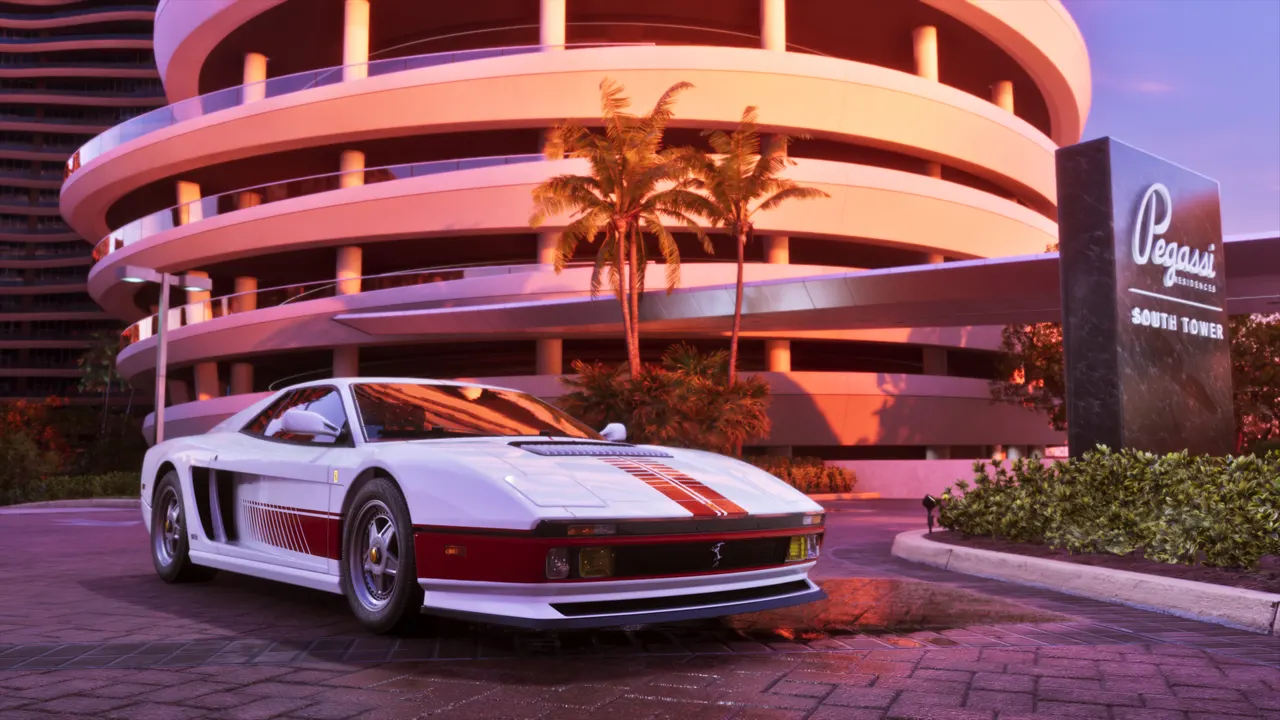 Grotti Cheetah 1995 на официальном скриншоте GTA VI